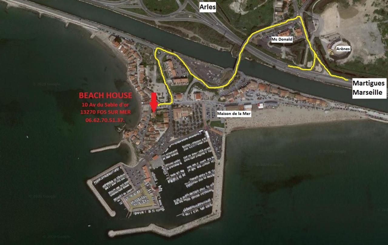 Beach House Fos-sur-Mer Bagian luar foto